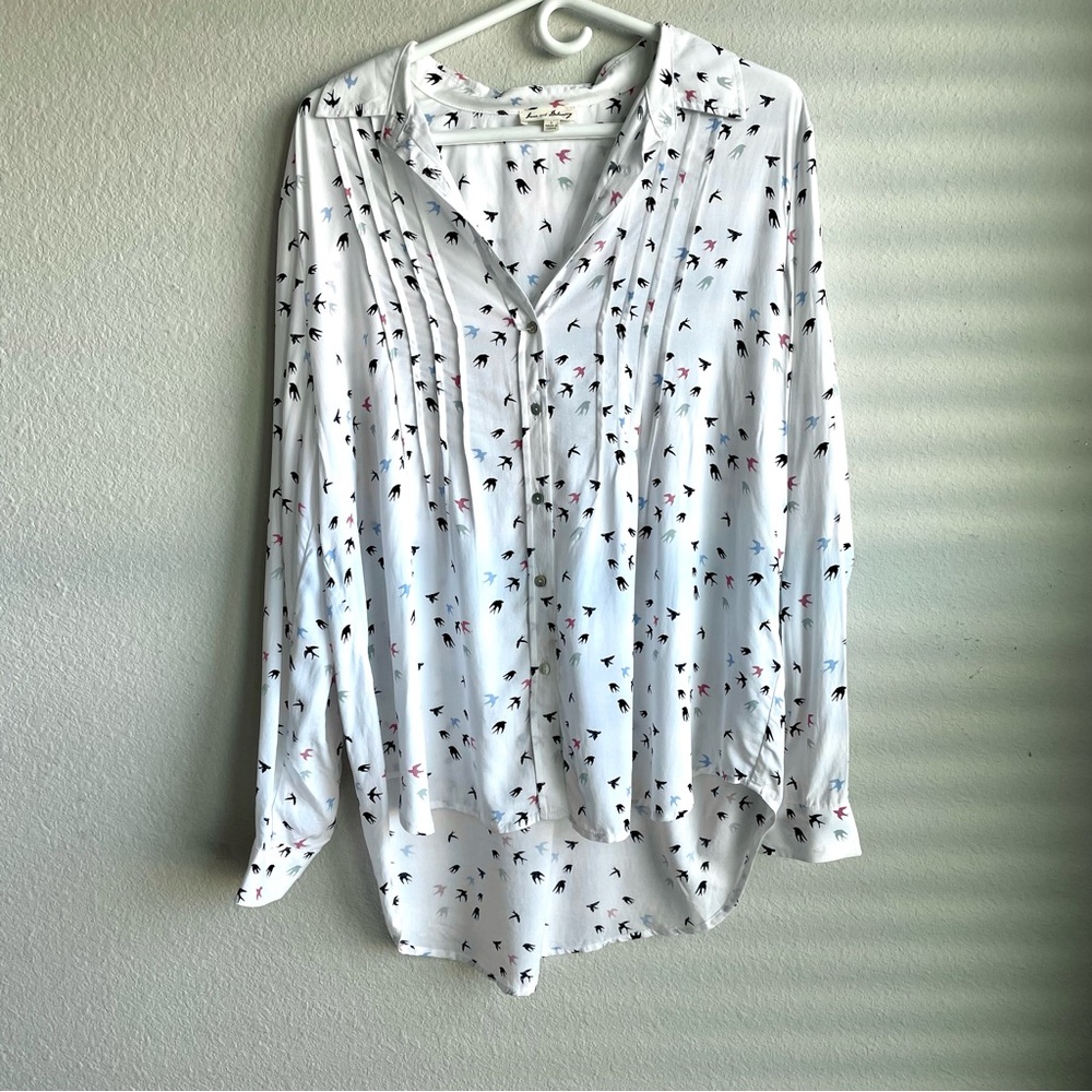Jane & Delancey Bird Shirt (Never Worn)